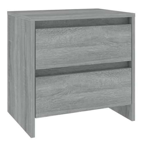 Noćni ormarić boja hrasta 45 x 34,5 x 44,5 cm konstruirano drvo Sivi hrast sonoma 1 Cijena