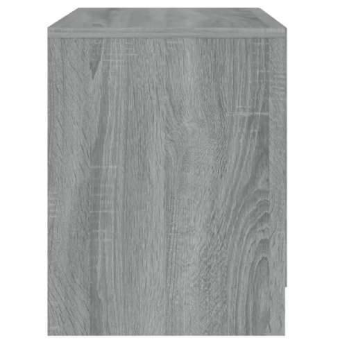 Noćni ormarić boja hrasta 45 x 34,5 x 44,5 cm konstruirano drvo Sivi hrast sonoma 1 Cijena