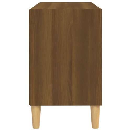 TV ormarić s nogama od masivnog drva 69,5x30x50 cm boja hrasta Smeđi hrast 1 69.5 cm Cijena