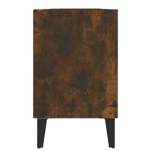 TV ormarić s metalnim nogama dimljena boja hrasta 103,5x30x50cm - Dimljeni hrast 1 103.5 cm Cijena
