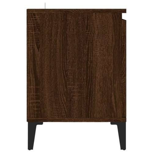 TV ormarić s metalnim nogama boja smeđeg hrasta 103,5x35x50 cm - Smeđi hrast 1 Cijena