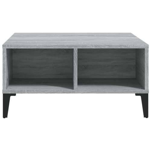 Stolić za kavu siva boja hrasta 60x60x30 cm konstruirano drvo - Sivi hrast sonoma 1 Cijena