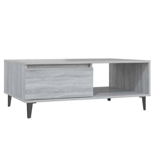 Stolić za kavu siva boja hrasta 90x60x35 cm konstruirano drvo - Sivi hrast sonoma 1 Cijena