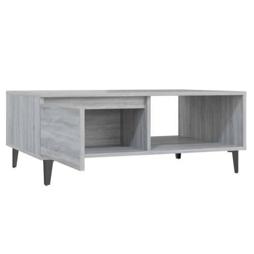 Stolić za kavu siva boja hrasta 90x60x35 cm konstruirano drvo - Sivi hrast sonoma 1 Cijena