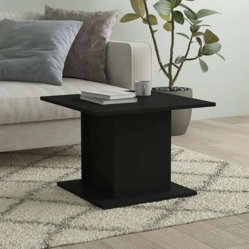 Stolić za kavu crni 55,5 x 55,5 x 40 cm od konstruiranog drva - Crna 55.5 x 55.5 x 40 cm 1 Cijena