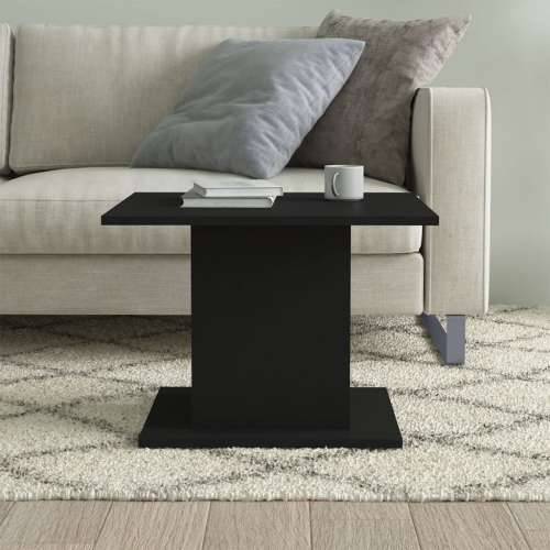 Stolić za kavu crni 55,5 x 55,5 x 40 cm od konstruiranog drva - Crna 55.5 x 55.5 x 40 cm 1 Cijena