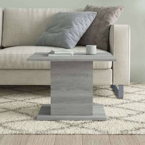Stolić za kavu siva boja hrasta 55,5 x 55,5 x 40 cm drveni - Sivi hrast sonoma 55.5 x 55.5 x 40 cm 1 Cijena