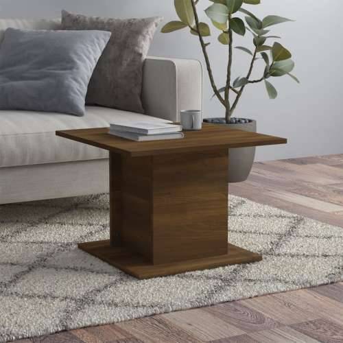 Stolić za kavu smeđa boja hrasta 55,5 x 55,5 x 40 cm drveni - Smeđi hrast 55.5 x 55.5 x 40 cm 1 Cijena