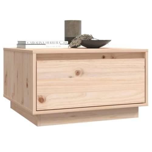 Stolić za kavu 55 x 56 x 32 cm od masivne borovine - Smeđa 1 Cijena