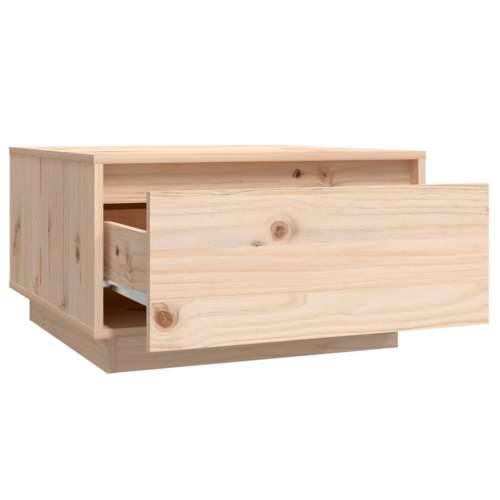Stolić za kavu 55 x 56 x 32 cm od masivne borovine - Smeđa 1 Cijena