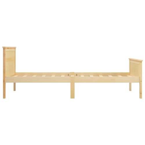 Okvir za krevet od masivne borovine 90 x 200 cm Smeđa 90 x 200 cm Cijena