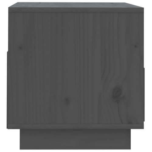 TV ormarić sivi 60 x 35 x 37 cm od masivne borovine - Siva 1 Cijena