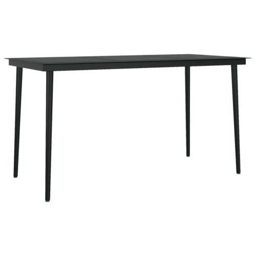 Vrtna garnitura - 5-dijelni vrtni blagovaonski set s jastucima sivi - Siva Dužina stola 140 cm 4 Cijena