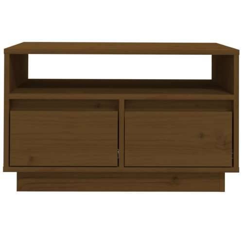Ormarić za knjige boja meda 60 x 35 x 37 cm od masivne borovine - boja meda 1 Cijena