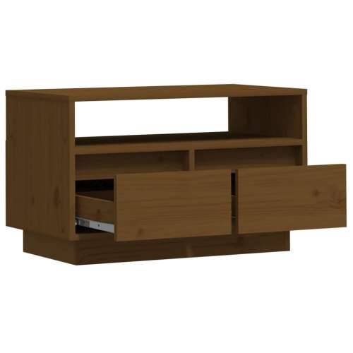 Ormarić za knjige boja meda 60 x 35 x 37 cm od masivne borovine - boja meda 1 Cijena