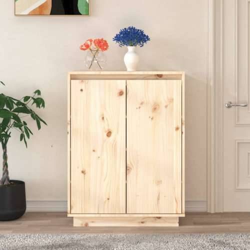 Ormarić za cipele 60 x 35 x 80 cm od masivne borovine - Prirodna 1 Cijena