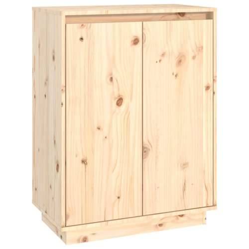 Ormarić za cipele 60 x 35 x 80 cm od masivne borovine - Prirodna 1 Cijena