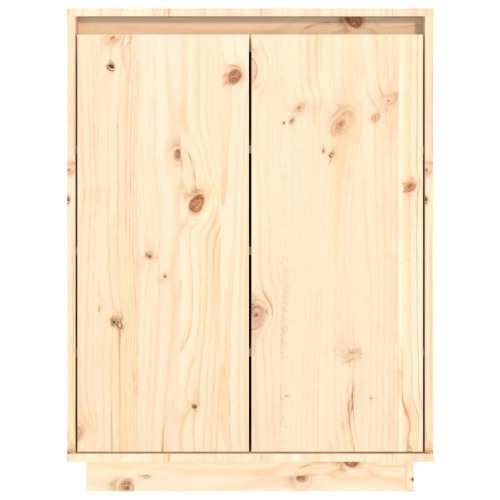 Ormarić za cipele 60 x 35 x 80 cm od masivne borovine - Prirodna 1 Cijena