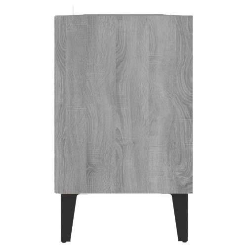 TV ormarić s metalnim nogama boja hrasta sonome 103,5x30x50 cm - Sivi hrast sonoma 1 103.5 cm Cijena