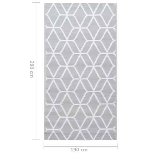 Vanjski tepih sivi 190 x 290 cm PP Cijena