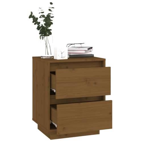Noćni ormarići 2 kom boja meda 40x35x50 cm od masivne borovine - boja meda 2 Cijena