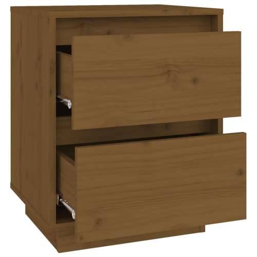 Noćni ormarići 2 kom boja meda 40x35x50 cm od masivne borovine - boja meda 2 Cijena