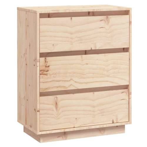 Komoda 60 x 34 x 75 cm od masivne borovine - Prirodna 1 Cijena