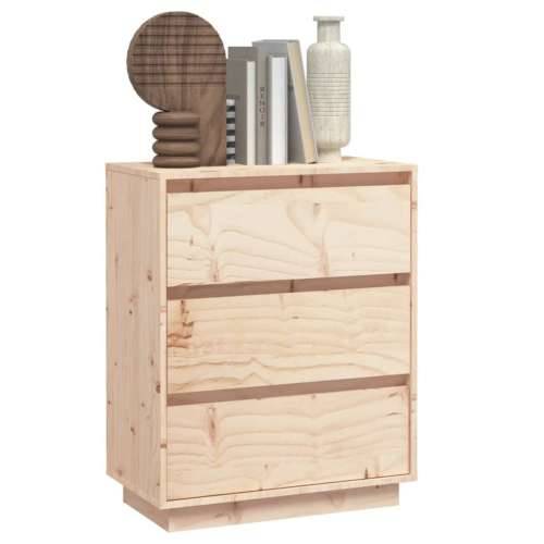 Komoda 60 x 34 x 75 cm od masivne borovine - Prirodna 1 Cijena