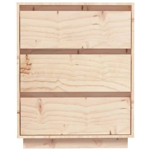 Komoda 60 x 34 x 75 cm od masivne borovine - Prirodna 1 Cijena