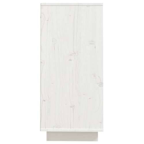 Komoda bijela 60 x 34 x 75 cm od masivne borovine - Bijela 1 Cijena