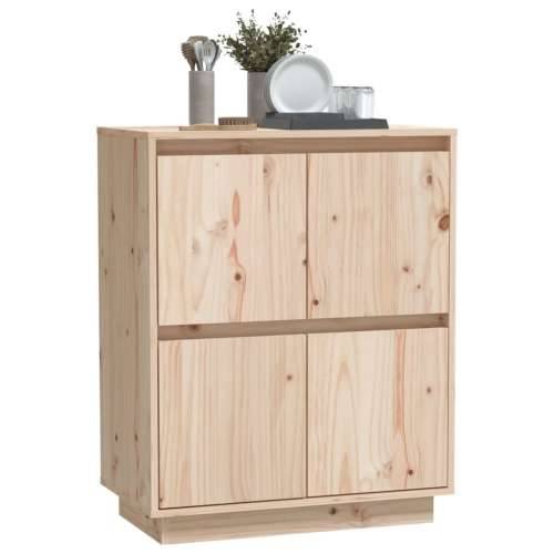 Komoda 60 x 34 x 75 cm od masivne borovine - Smeđa 1 Cijena