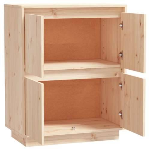 Komoda 60 x 34 x 75 cm od masivne borovine - Smeđa 1 Cijena