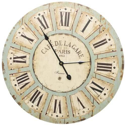 325183 Wall Clock Multicolour 60 cm MDF Cijena