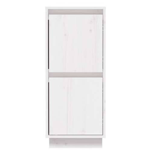 Komode 2 kom bijele 31,5 x 34 x 75 cm od masivne borovine - Bijela 2 Cijena