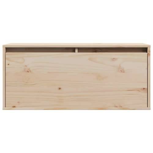 Zidni ormarić 80 x 30 x 35 cm od masivne borovine - Smeđa 1 Cijena