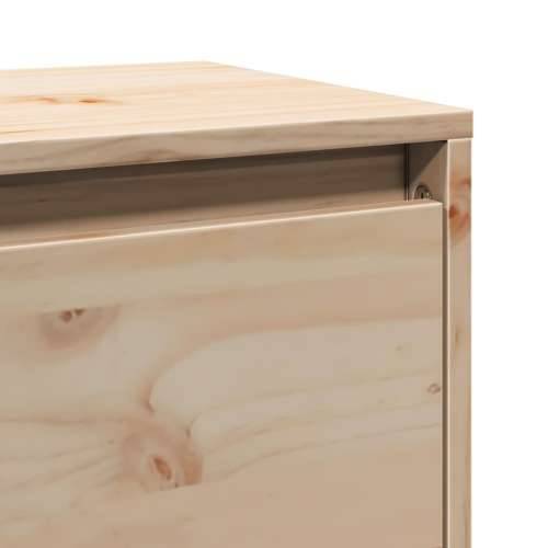 Zidni ormarić 80 x 30 x 35 cm od masivne borovine - Smeđa 1 Cijena