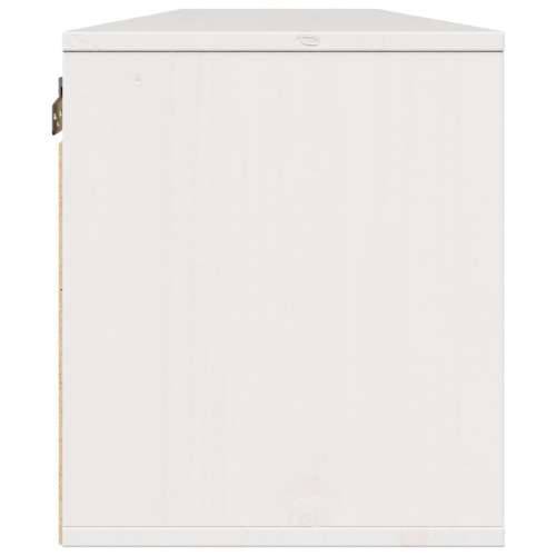Zidni ormarići 2 kom bijeli 80 x 30 x 35 cm od masivne borovine - Bijela 2 1 Cijena