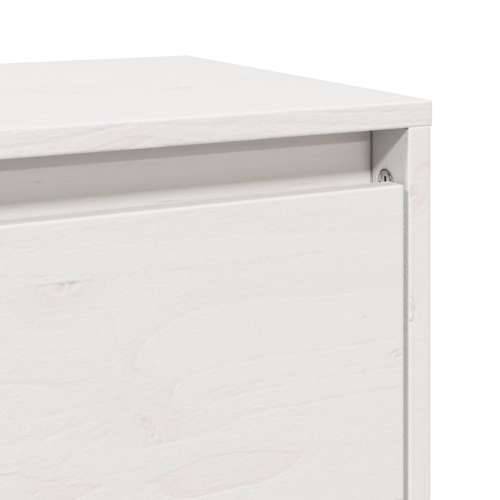 Zidni ormarići 2 kom bijeli 80 x 30 x 35 cm od masivne borovine - Bijela 2 1 Cijena