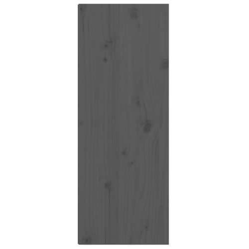 Zidni ormarić sivi 30 x 30 x 80 cm od masivne borovine Cijena