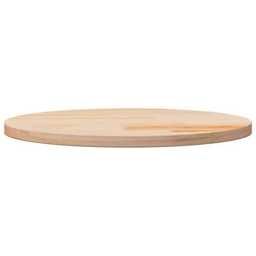 Ploča za stol Ø 70 x 2,5 cm od masivne borovine - Prirodna Ø 70 x 2.5 cm 1 Cijena