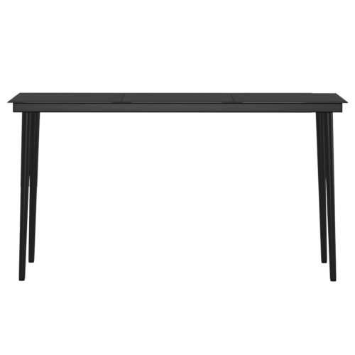 Vrtna garnitura - 7-dijelni vrtni blagovaonski set s jastucima smeđe-crni - Smeđa i crna Dužina stola 140 cm 6 Cijena