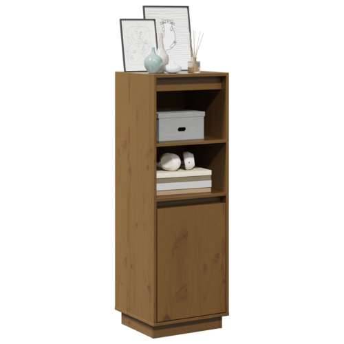 Visoka komoda boja meda 37 x 34 x 110 cm od masivne borovine boja meda 1 Cijena