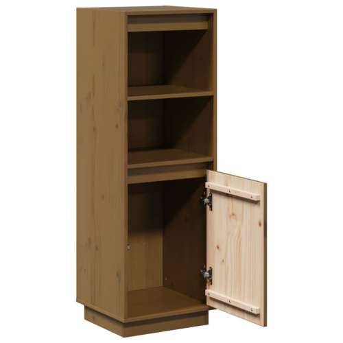 Visoka komoda boja meda 37 x 34 x 110 cm od masivne borovine boja meda 1 Cijena