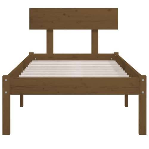 Okvir za krevet boja meda od borovine 90 x 190 cm mali - boja meda 90 x 190 cm Cijena