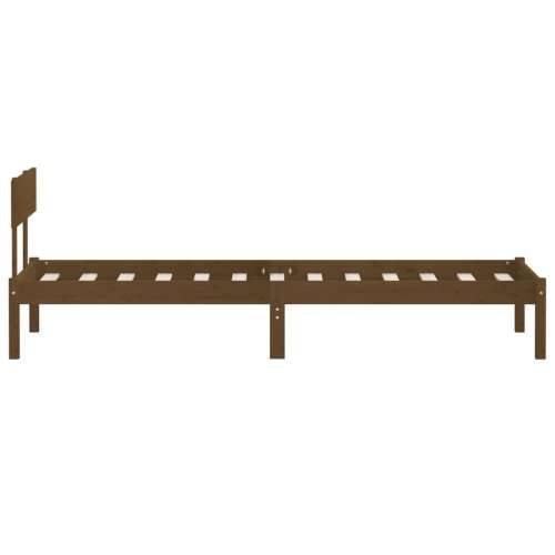 Okvir za krevet boja meda od borovine 90 x 190 cm mali - boja meda 90 x 190 cm Cijena