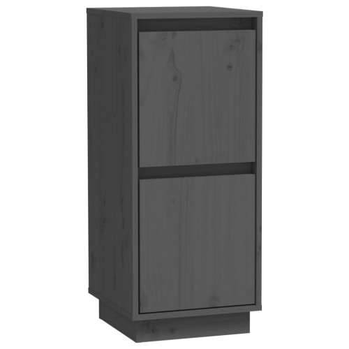 Komode 2 kom sive 31,5 x 34 x 75 cm od masivne borovine Siva 2 Cijena