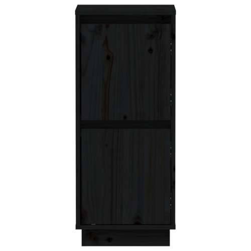 Komode 2 kom crne 31,5 x 34 x 75 cm od masivne borovine - Crna 2 Cijena