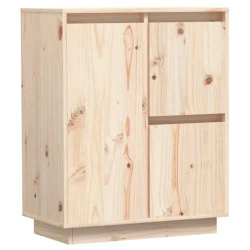 Komoda 60 x 34 x 75 cm od masivne borovine - Smeđa 1 Cijena