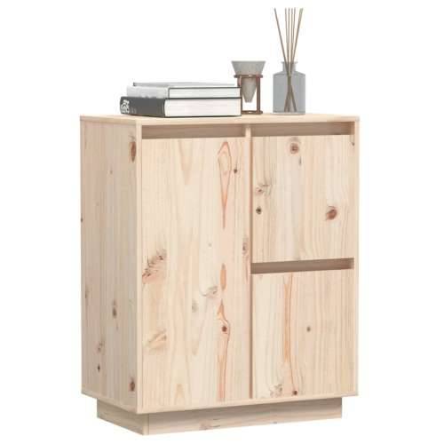 Komoda 60 x 34 x 75 cm od masivne borovine - Smeđa 1 Cijena