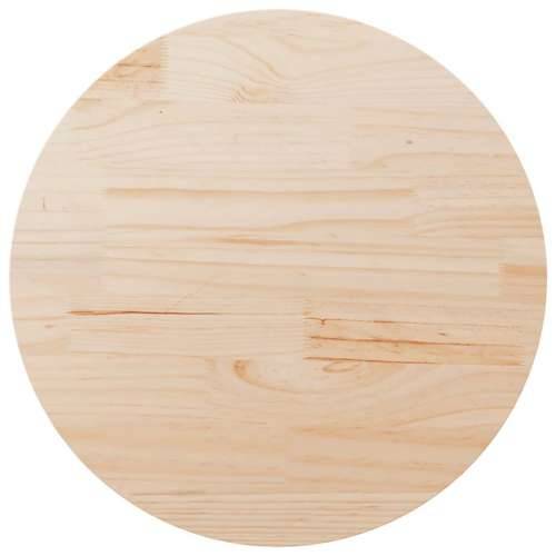 Ploča za stol Ø 90 x 2,5 cm od masivne borovine - Prirodna Ø 90 x 2.5 cm 1 Cijena